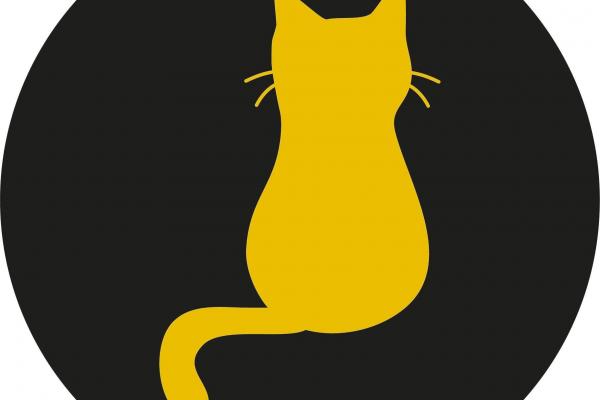 Logo l'association l'atelier du chat jaune lamballe armor