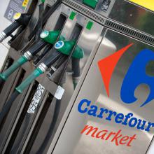 Station essence Carrefour Market