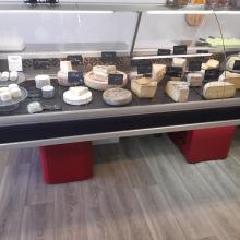 Vitrines fromages sans lamballage